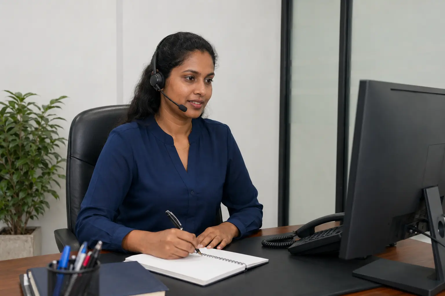 Finwin Travels reservations agent at work